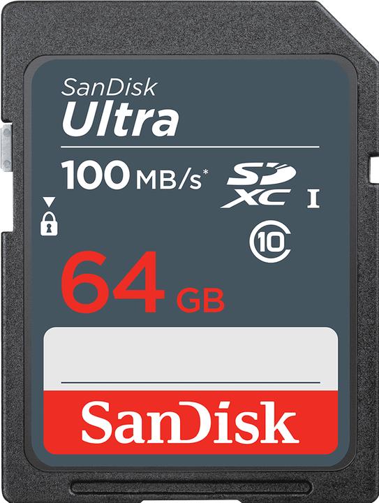 Image du produit SANDISK Ultra (64 Go, SDXC, U1, UHS-I)