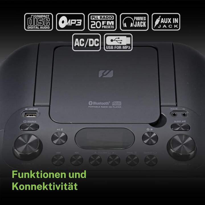 Image du produit Muse M-35 BT Radio portable avec Bluetooth et port USB (FM, PLL, Bluetooth)