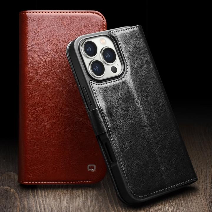 Produktbild QiAlino Hülle Flip mit magnetischem Verschluss (Apple iPhone 16)