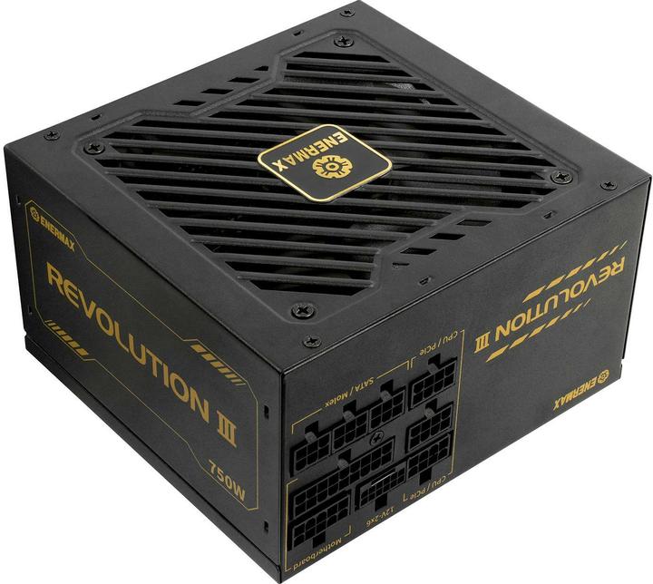 Enermax Power Supply 750W Revolution3 80+ Gold Black FULLMOD (750 W)