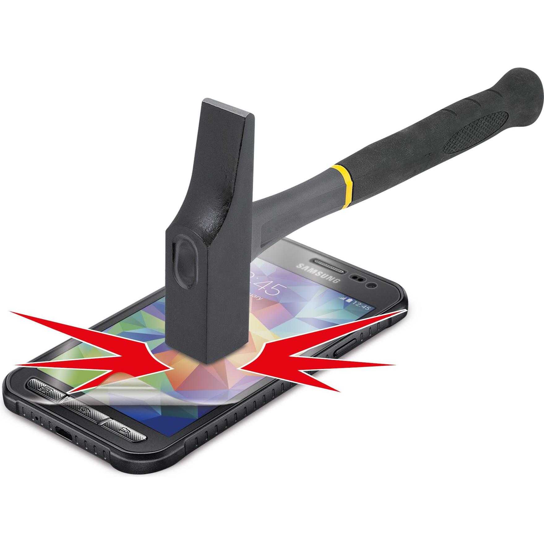 Mobilis Scrn Anti-Shock IK06 Mate Galaxy Xcover4 (1 Stück, Samsung Galaxy S21), Smartphone Schutzfolie, Transparent