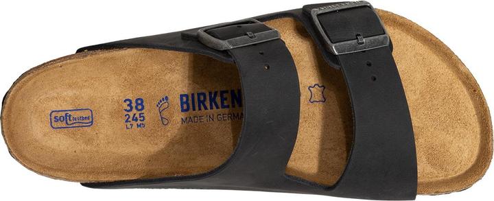 Actual product image Birkenstock Arizona Soft Bedding Greasy Leather Nubuck Normal (38)