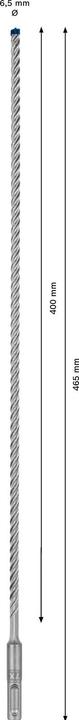 Immagine prodotto Bosch Professional Zubehör Trapano a percussione Expert SDS plus-7X, 6,5 x 400 x 465 mm (6,5 mm)