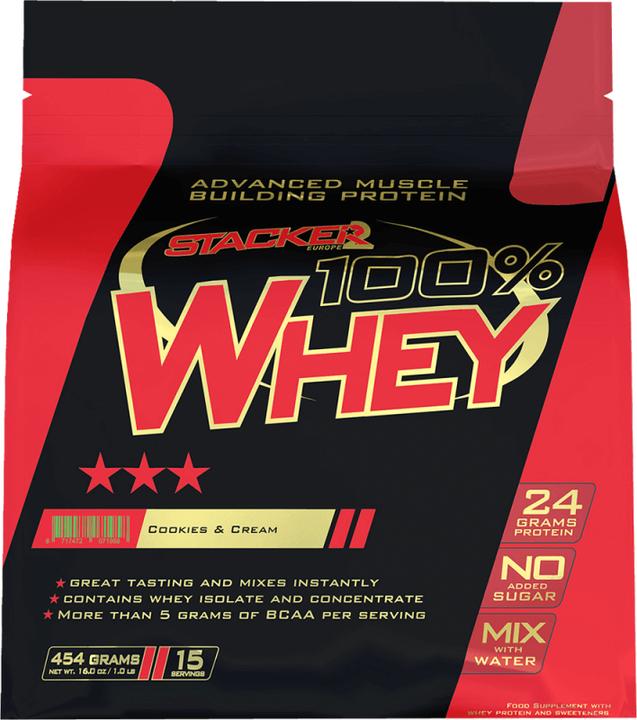 Actual product image Stackers 100% Whey (1 x, 454.45 g)