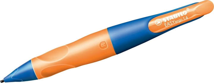 Image du produit STABILO Porte-mines ergonomique pour droitiers - EASYergo 1.4 en bleu outremer/orange fluo - (1.40 mm, HB, 1 x)