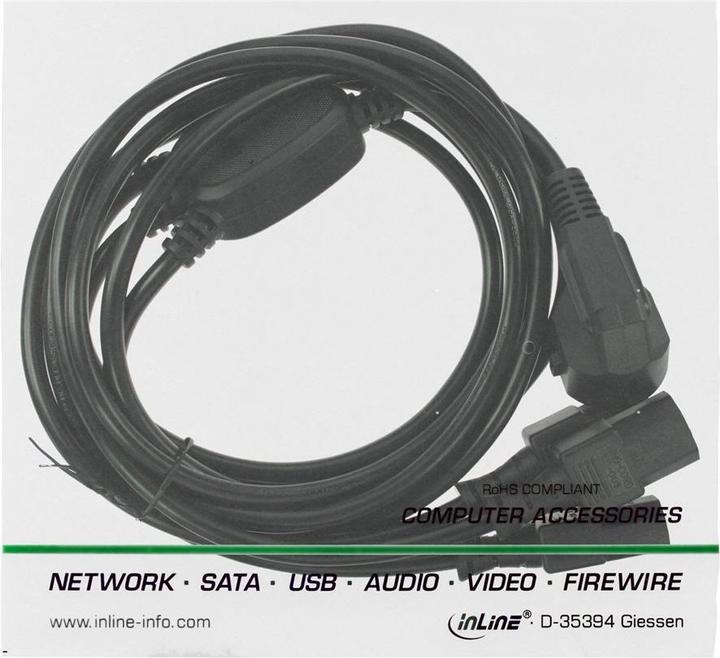 Actual product image InLine Power Y-cable (5 m, CEE 7/7)