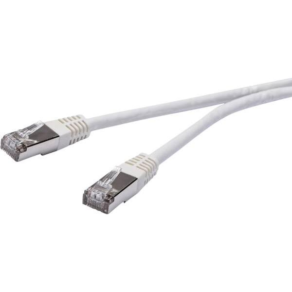 Vivanco CAT6-Netzwerkkabel - Weiss (CAT6, 10 m), Cavo di rete