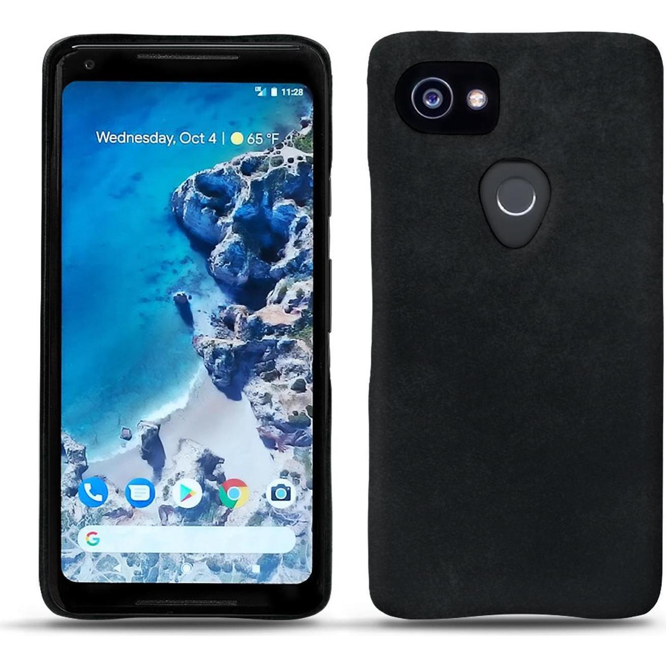 Noreve Lederschutzhülle (Google Pixel 2 XL), Smartphone Hülle, Schwarz