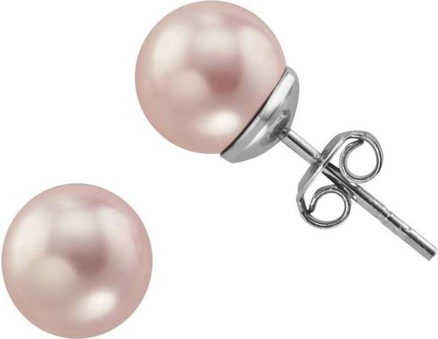 Produktbild Bijouteria Ohrstecker (Synthetische Perle mit Kristallkern, Silber 925)