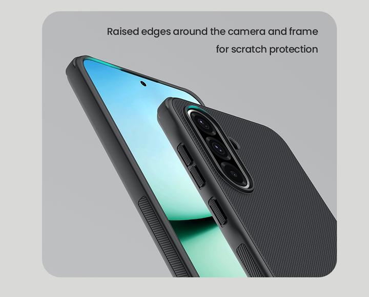 Actual product image Nillkin Super Frosted Shield Pro Case for Samsung Galaxy A36 5G - Green (Samsung Galaxy A36)