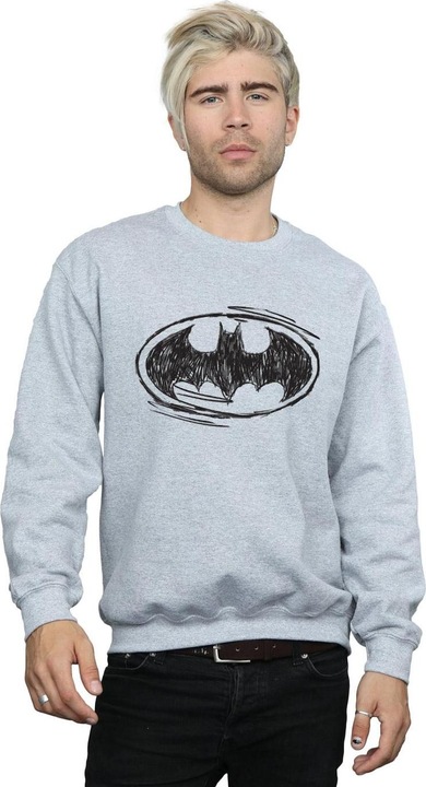 Immagine prodotto Batman Felpa Schizzo Logo Uomo (3XL)