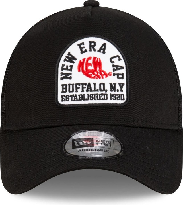 Actual product image New Era 9Forty A-Frame Trucker Cap - State Patch Black (One size)