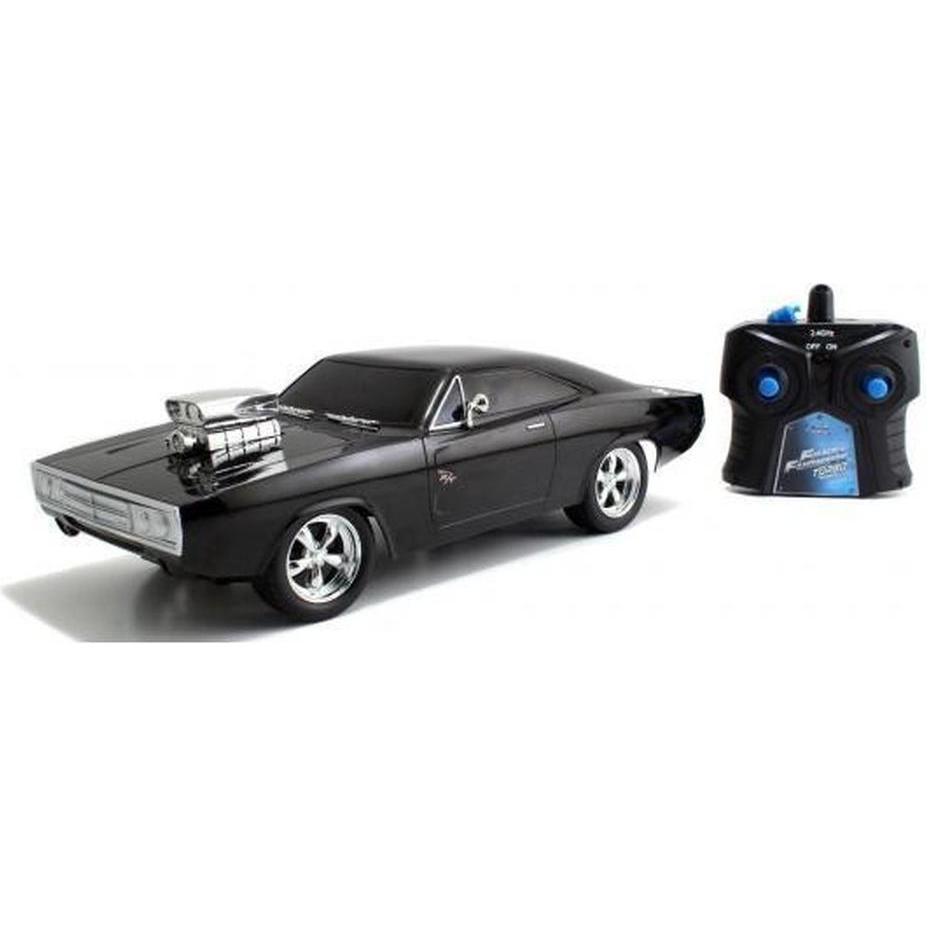 Jada Nero Fast & Furious Rc 1970 Dodge Charger 1:16