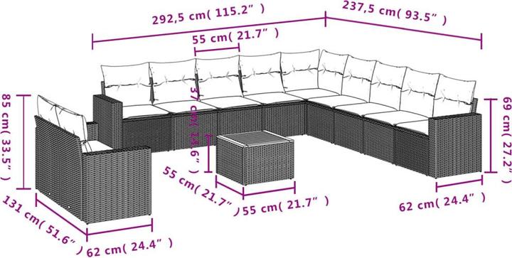Produktbild vidaXL Darren