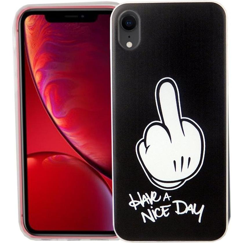 König Design Apple iPhone XR Hülle Case Handy Cover Schutz Tasche Schutzhülle Bumper Schwarz (Apple iPhone XR), Smartpho...