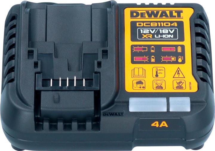 Produktbild DeWalt DCB 1104 S4 Akku Starter Set mit Schnell Ladegerät + 4x Powerstack Akku 18 V 3,5 Ah (18 V)