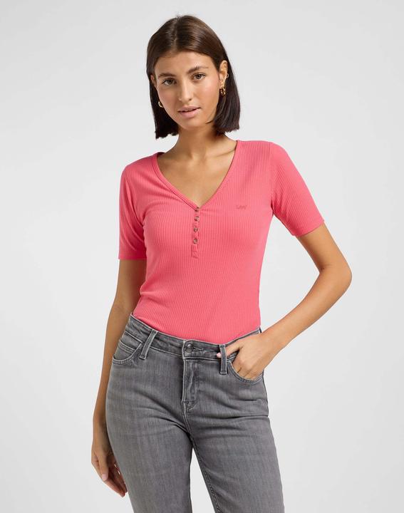Actual product image Lee T-Shirt Ss Henley (XS)