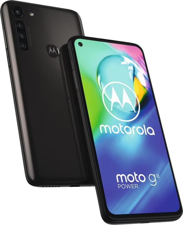 Produktbild Motorola Moto G8 Power (64 GB, Smoke Black, 6.40", Hybrid Dual SIM, 4G)