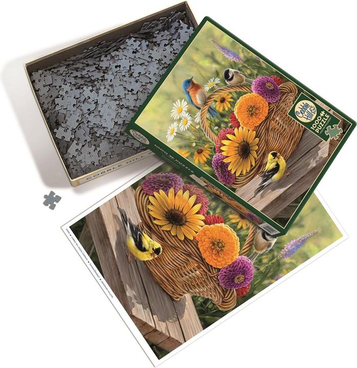 Actual product image Cobble Hill Puzzle 1000 pieces Summer Bouquet (1000 pieces)