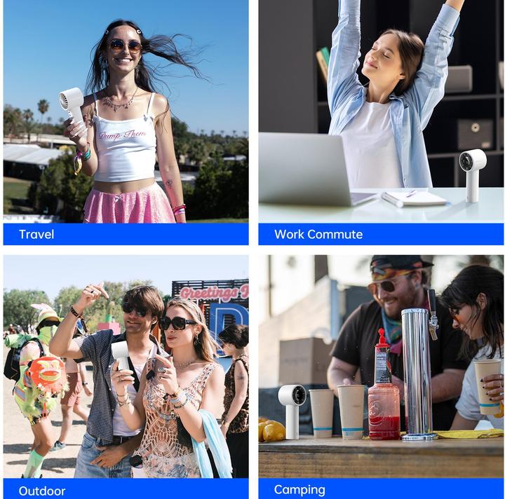 Image du produit Jisulife Handventilator Life10S Grau (50 dB)