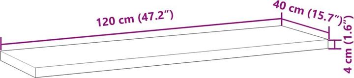 Image du produit vidaXL Tischplatte (40 x 40 cm)