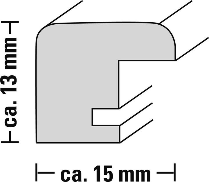 Produktbild Hama Bella Glas Holz (13 x 18 cm)