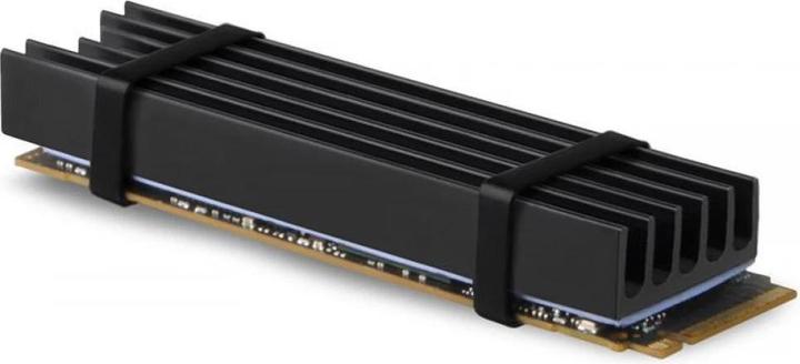 Produktbild Axagon CLR-M2L10 passiver M.2-SSD-Kühlkörper - 2280, 10 mm Höhe, Aluminium