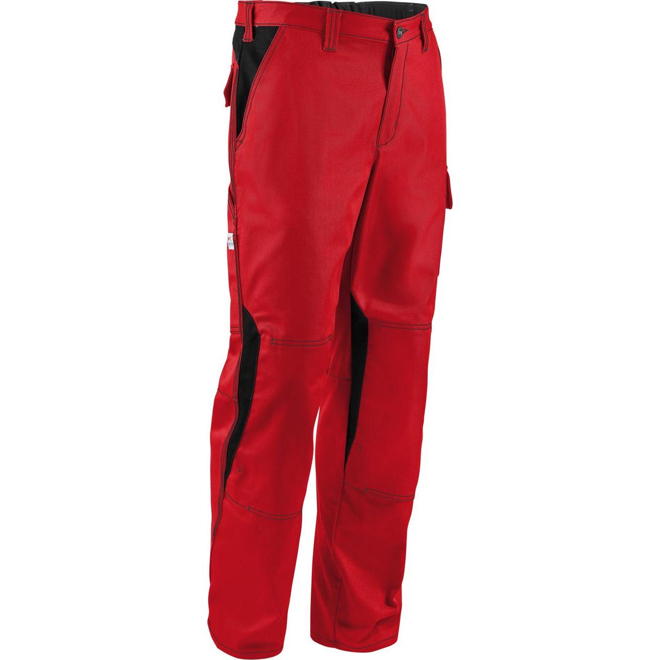 Kübler, Arbeitshose, Image Dress New Design Hose Mittelrot/Schwarz 54 (54)