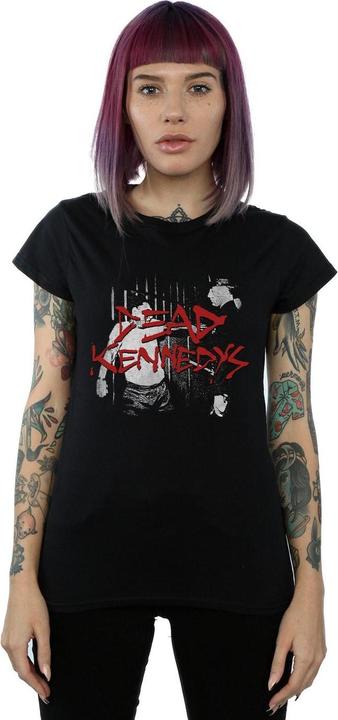 Actual product image Dead Kennedys Womens/Ladies Police Truck Cotton T-Shirt (L)