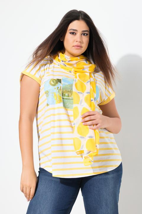 Image du produit Ulla Popken Foulard imprimé citrons