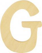 Produktbild Rayher Holz- Buchstabe G, FSC Mix Credit, 6cm ø