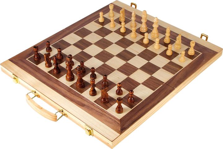 Actual product image small foot Chess and Backgammon