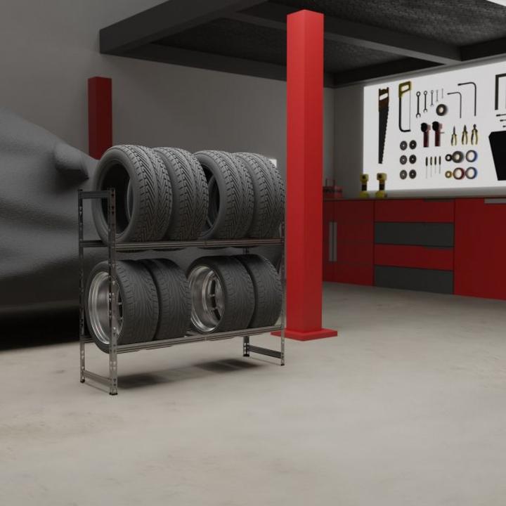 Actual product image Relaxdays Tyre rack