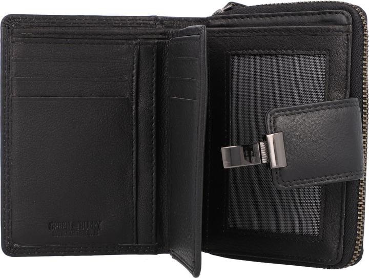 Actual product image Greenburry Spongy wallet leather 9.5 cm