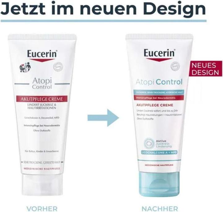 Actual product image Eucerin AtopiControl (Body cream, 100 ml)