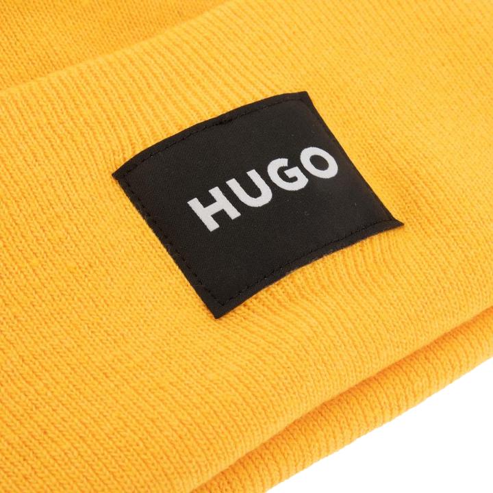 Actual product image HUGO Xevon Ribbed Turn Up Beanie