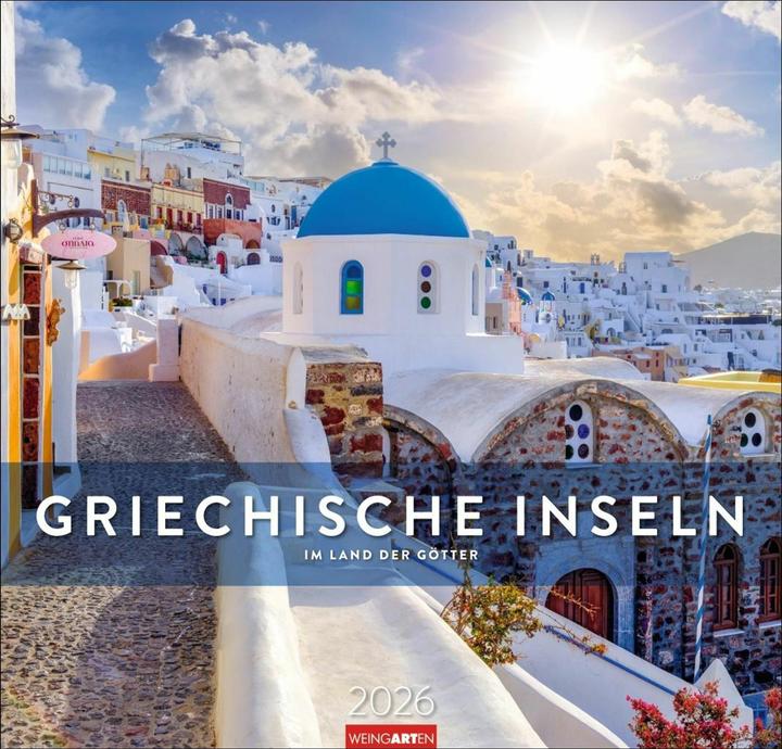 Actual product image Griechische Inseln Kalender 2026 - Im Land der Götter (48 x 46 cm)