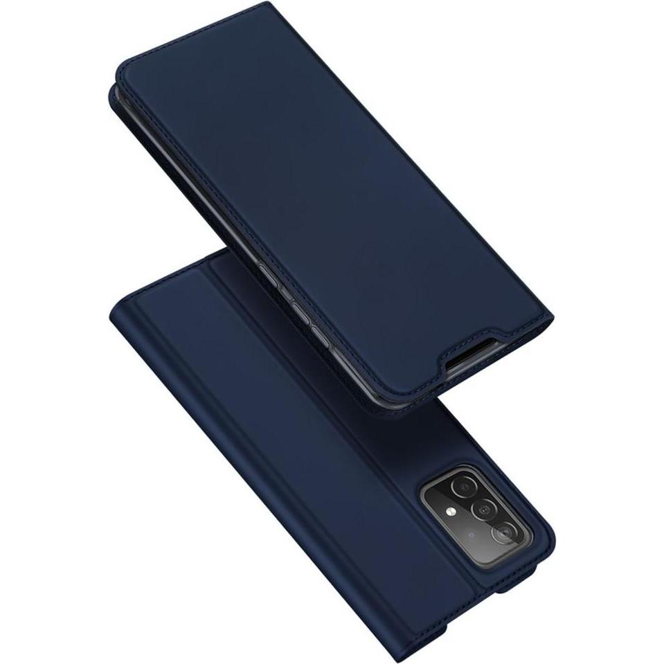 Dux Ducis Skin Pro Series Bookcover (Samsung Galaxy A73 5G), Smartphone Hülle, Blau