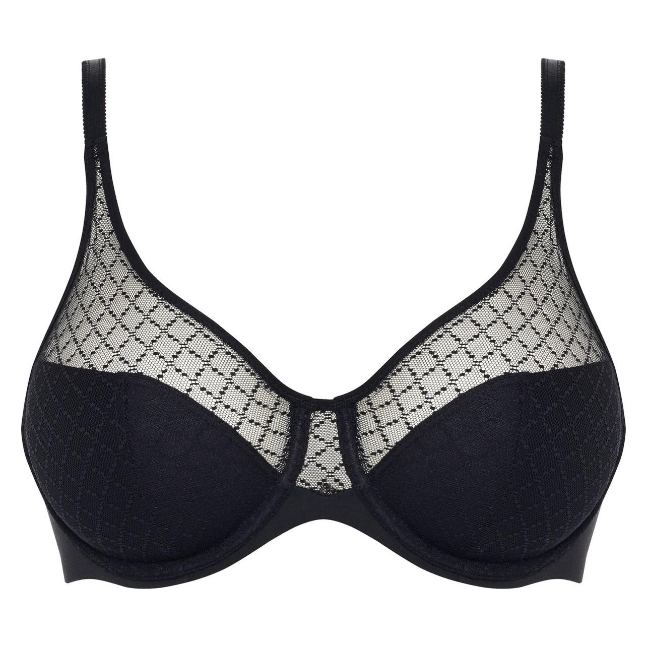 Chantelle, Bh's, Norah Chic Beugelbeha, Zwart, (Een Eenheid Per Verpakking, 85 C)