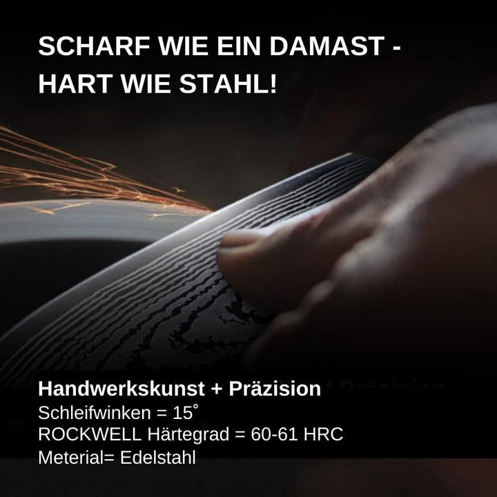 Actual product image Küchenkompane Asian Knife Set (18 cm)