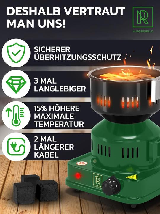 Produktbild M. Rosenfeld Elektrischer Kohleanzünder