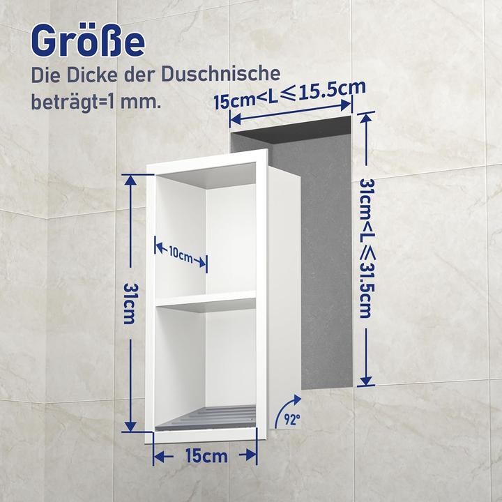 Produktbild Bernkot Duschnische mit Regal