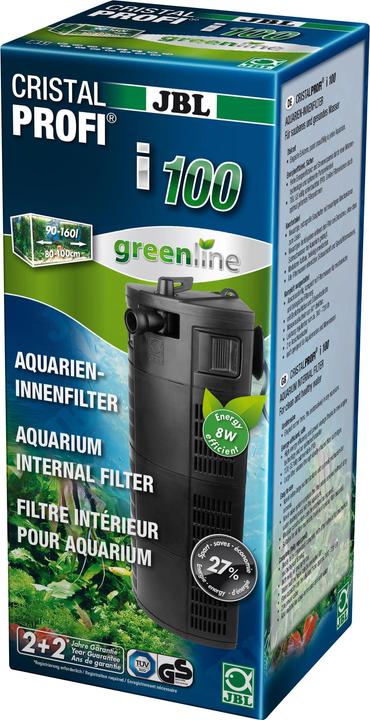 JBL Aquaristik und Terraristik Aquarium-Innenfilter JBL CristalProfi i100 greenline (160 l, Innenfilter, Süsswasser)