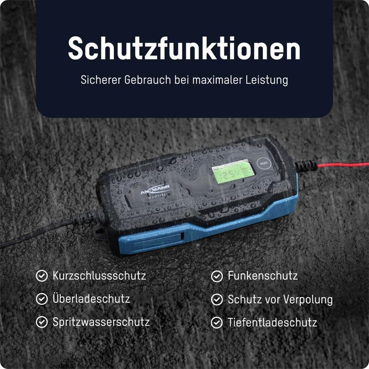 Produktbild Ansmann Ladegerät Bleiakkus BC 6-12V / 6 A (12V, 6V, 6 A)