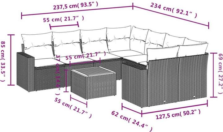 Produktbild vidaXL Abigail
