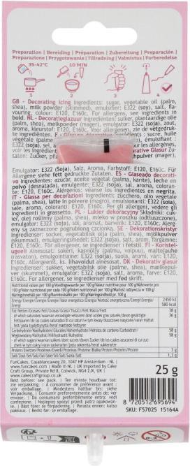 Actual product image FunCakes Schokoladenstift Rosa