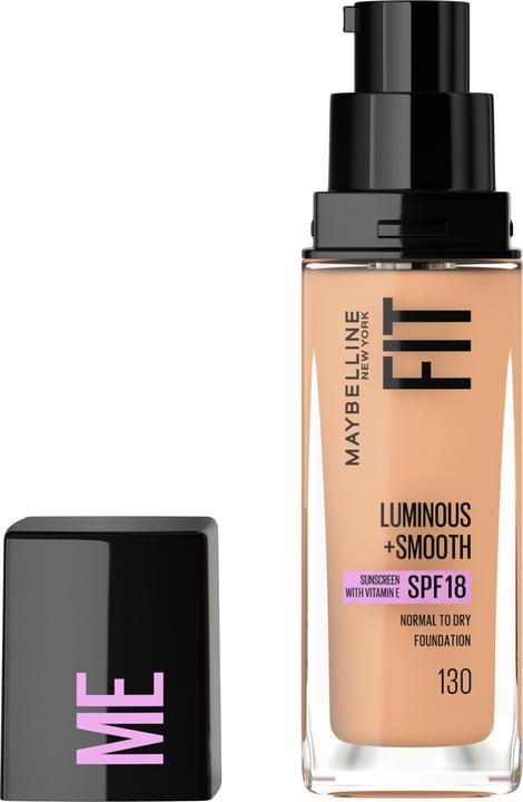 Actual product image Maybelline New York Fit Me! liquid make-up (130 Buff Beige)