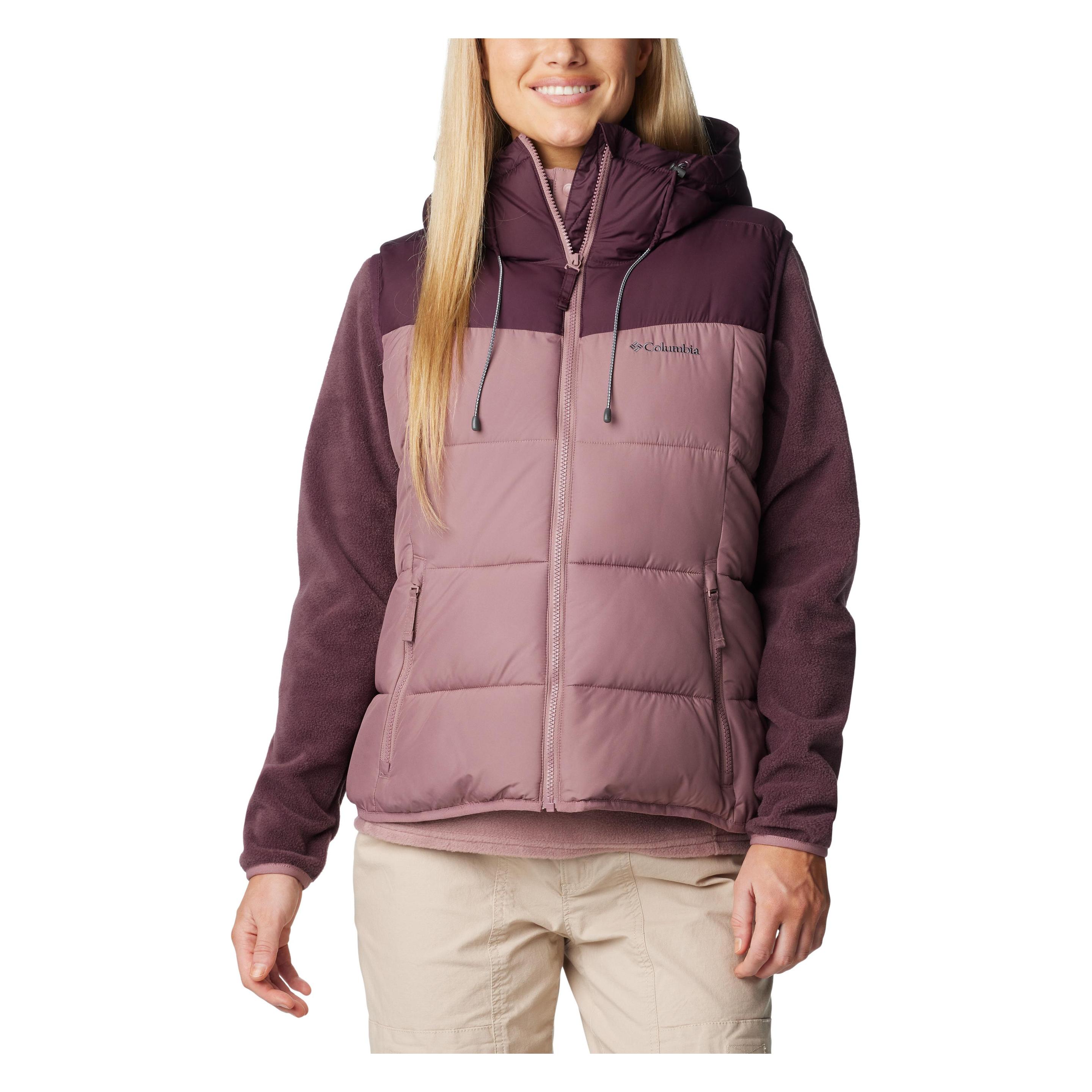 Columbia, Damen, Westen, Pike Lake™ Ii Insulated Vest, Rot, (Xl)