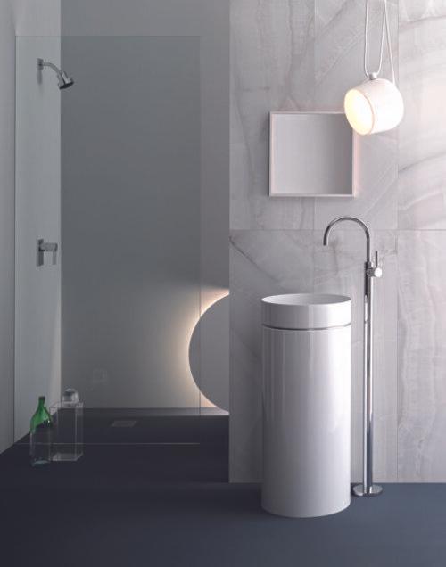 Produktbild Alape Waschtisch WT.RX400.KE, rund Durchmesser 40,0cm, 4506500000 (442 mm, 520 mm)