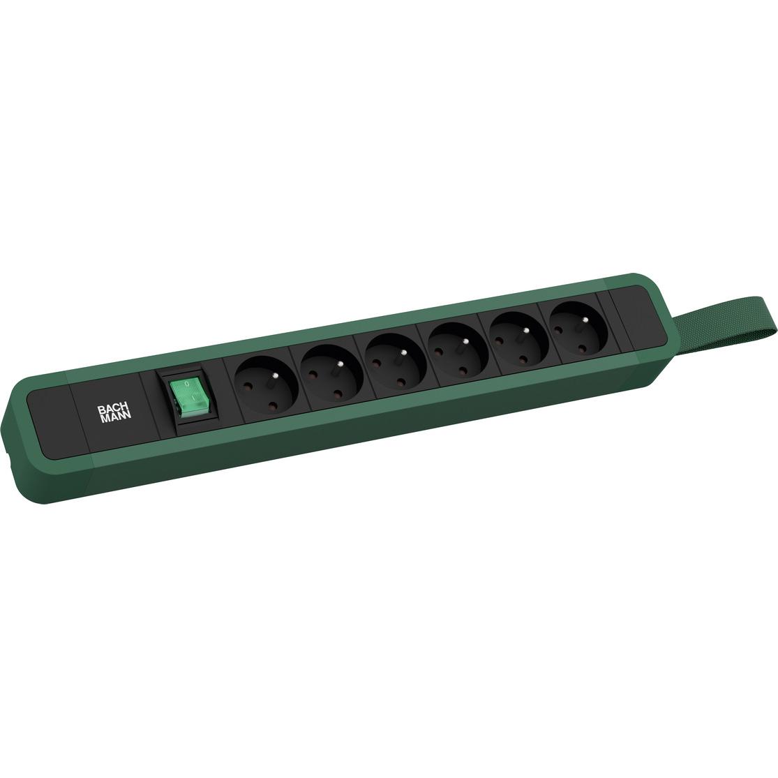 Bachmann, Steckdosenleiste, BACH Steckdosenleiste (6 x, CEE 7/5, CEE 7/3, 2 m)